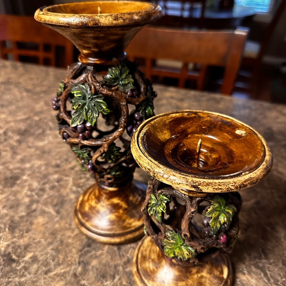 Grape candle holders, see pictures for measurements. - Picture 7 of 7